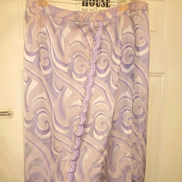 2 piece Lavender Suits of God In Christ Skirt Suit - Picture 4 of 5